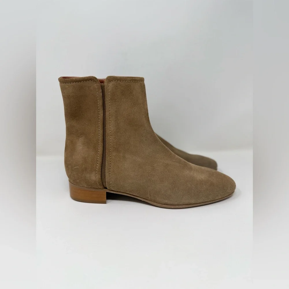 New Aquatalia Sahara Weatherproof Bootie Brown Suede Sz 9